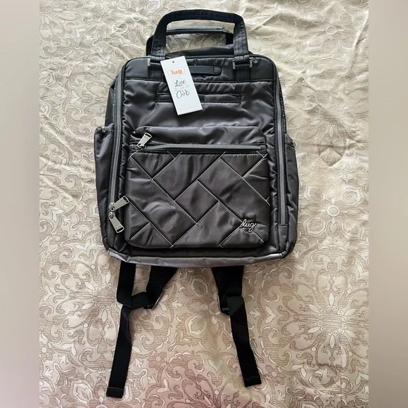 lug | Bags | Nwt Lug Voyager Backpack In Black Ice Pop 
